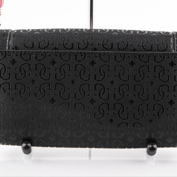 GUESS Marciano Britton Mini Black Patent Leather Cross Body Bag Purse - Picture 5 of 7